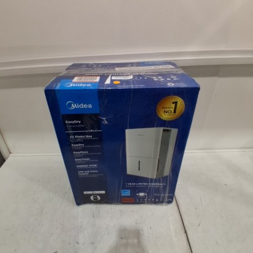 MIDEA EASYDRY DEHUMIDIFIER WITH DIGITAL DISPLAY - 1500SQ.FT. COVERAGE - WHITE (MODEL: MAD22C1AWS) image 5