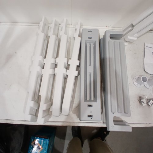 ABOVE GROUND INCLINE POOL LADDER - WHITE (MODEL PLR-2501) image 4