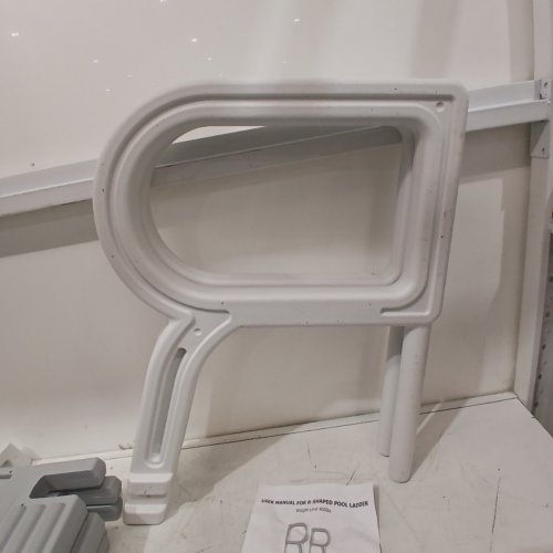 ABOVE GROUND INCLINE POOL LADDER - WHITE (MODEL PLR-2501) image 5
