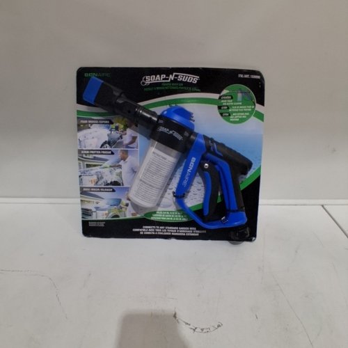BON-AIRE SOAP-N-SUDS FOAMING WASH GUN - BLACK/BLUE (MODEL: 1509998) image 2