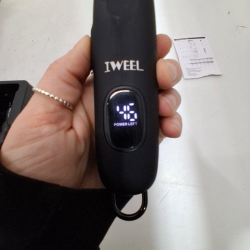 IWELL PROFESSIONAL BEARD TRIMMER FOR MEN - 3W, 5 V 1A - BLACK (MODEL: IW-924B) image 2
