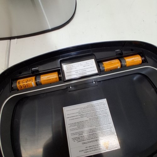 OVAL AUTOMATIC TOUCH FREE TRASH CAN - 13GAL - STAINLESS STEEL (MODEL: TC-1350R-SS) image 2