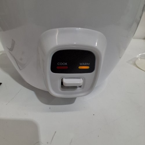 AROMA ONE-TOUCH AUTOMATIC RICE COOKER WITH STEAM TRAY - 20-CUP (COOKED) - WHITE (MODEL: ARC-390NGP) image 2