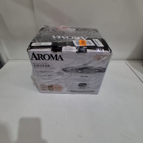 AROMA ONE-TOUCH AUTOMATIC RICE COOKER WITH STEAM TRAY - 20-CUP (COOKED) - WHITE (MODEL: ARC-390NGP) image 6