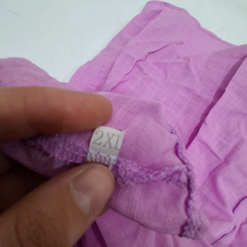 WOMEN'S SLEEVELESS BLOUSE - 2XL - PURPLE image 2