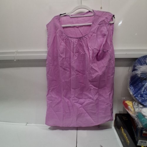 WOMEN'S SLEEVELESS BLOUSE - 2XL - PURPLE image 3