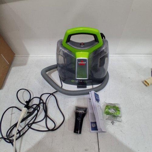 BISSELL LITTLE GREEN PROHEAT PET PORTABLE DEEP CLEANER/SPOT CLEANER WITH SELF-CLEANING HYDRORISE TOOL - GREEN/GREY (MODEL: 2513N) image 3