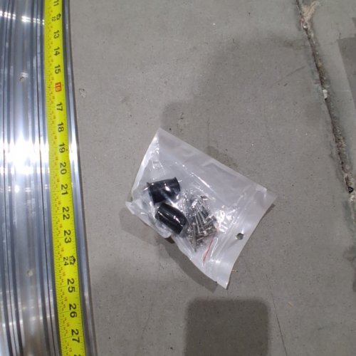 GARAGE DOOR SEALS BOTTOM RUBBER - 10FT - BLACK image 3