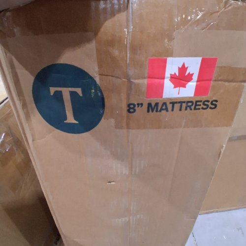 ZINUS 8" TWIN SIZE SPRING MATTRESS - (MODEL: WCA-BLBN-800T) image 2