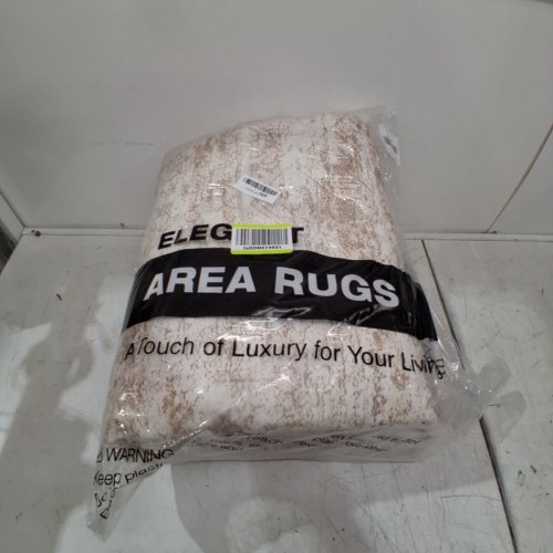 SOALMOST NON-SLIP MACHINE WASHABLE AREA RUG - 9FT X 12FT - BEIGE image 2