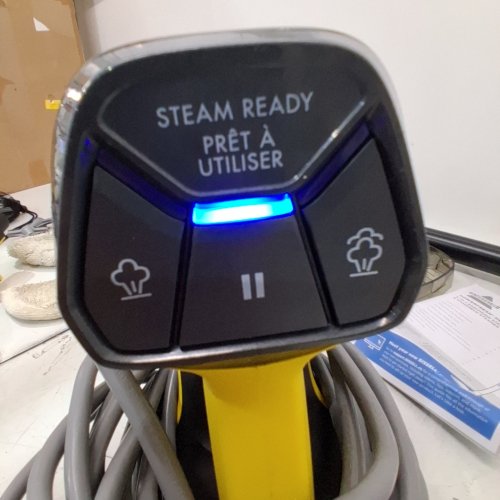 BISSELL 3-IN-1 POWERSTEAMER HEAVY DUTY STEAM MOP & HANDHELD CLEANER - GREY/YELLOW (MODEL: 2685B) image 2