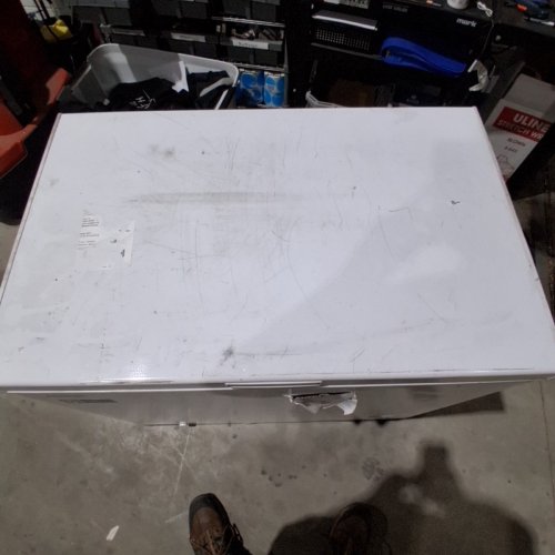 HISENSE GARAGE CHEST FREEZER/REFRIGERATOR - 8.8CU.FT - WHITE - (MODEL: FC88D6CWD) image 3
