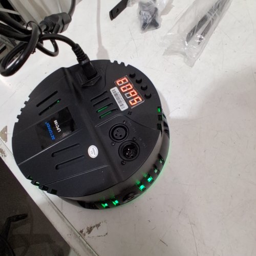 YUNHION DJ PAR SLIM STROBE LIGHT, COLOUR CHANGING/FLASHING/SOFT SPOT LIGHT, 60LED RGB, 90W- BLACK- (MODEL: LPC180). image 2