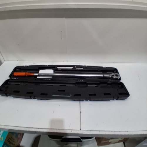 DUAL-DIRECTION HIGH PRECISION ALLOY STEEL 48-TOOTH CLICK TORQUE WRENCH - 3/4 INCH DRIVE - 600 LBF-FT - 136-814N.M - SILVER (MODEL: HG-34600) image 2