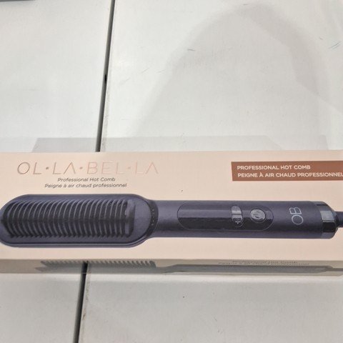 OLLA BELLA PROFESSIONAL HOT COMB - AC100-240 V 50/60HZ 30W - BLACK (MODEL: OB-HCB-BK) image 4