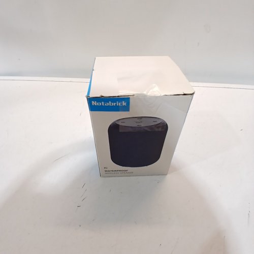 NOTABRICK BLUETOOTH SPEAKER WITH STEREO BASS - 15 HOUR LISTENING TIME - 15W 4.5" X 3.5" - BLUE (MODEL: KI) image 5