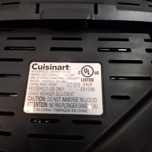 CUISINART ELITE COLLECTION GRIDDLER ELITE - STAINLESS STEEL - (GR-300WSP1) image 8