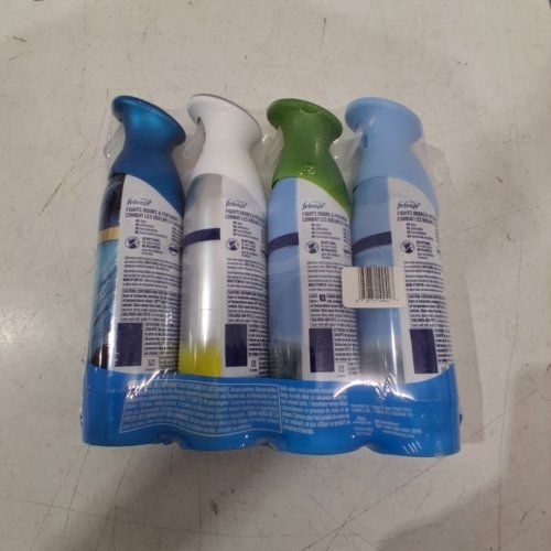 4PK FEBREEZE AIR REFRESHER SCENTED FRESHENER - 250G EACH - LINEN & SKY/ORIGINAL/FRESH LEMON/OCEAN image 3