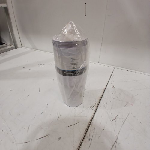 MAINSTAYS STAINLESS STEEL TUMBLER - 30 OZ - WHITE (ITEM: WMCA04325) image 4