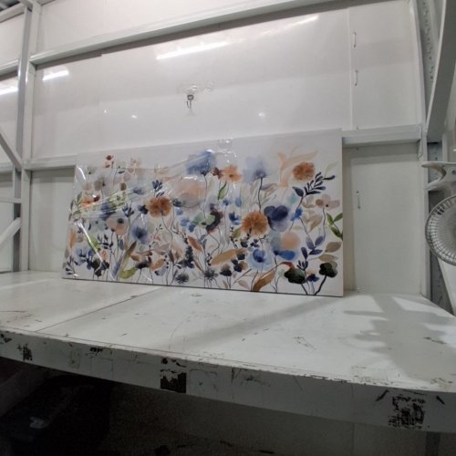 FLORAL CANVAS WALL ART -47" X 24" - MULTICOLOUR image 2