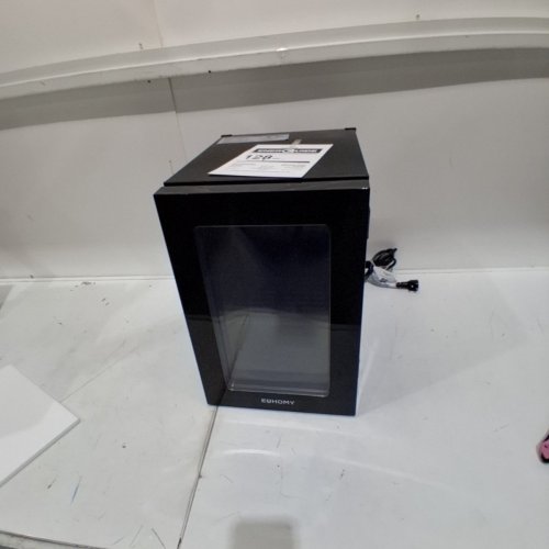 EUHOMY 24 CANS BEVERAGE REFRIGERATOR COOLER - 18L - BLACK (MODEL:FWC008-11) image 3