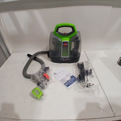 BISSELL LITTLE GREEN PORTABLE DEEP CLEANING VACUUM - 37OZ TANK MAX - GREEN/GREY (MODEL : 2513B) image 3