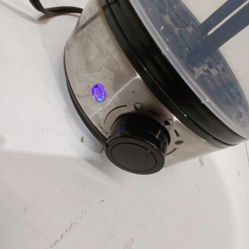 AMAZON BASICS ELECTRIC EGG COOKER FOR HARD-BOILED EGGS 7-EGG CAPACITY BPA FREE - 7" - 7 EGG CAPACITY - BLACK (MODEL: ‎EB6405-UL) image 2