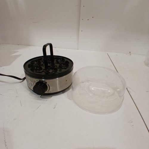 AMAZON BASICS ELECTRIC EGG COOKER FOR HARD-BOILED EGGS 7-EGG CAPACITY BPA FREE - 7" - 7 EGG CAPACITY - BLACK (MODEL: ‎EB6405-UL) image 3