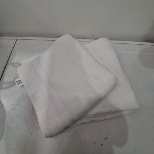 2PK GRANDEUR HOSPITALITY BATH TOWELS - 30" X 54" - WHITE image 2