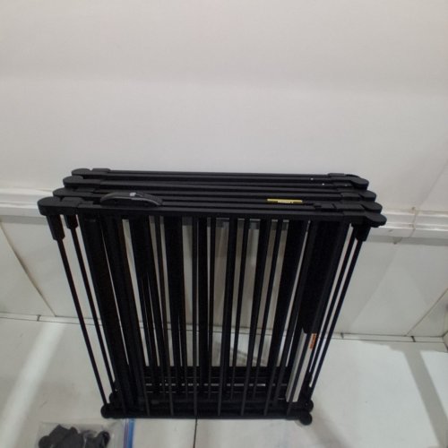 REGALO 4 IN 1 PLAY YARD SAFETY GATE - 51.5" - 194" W X 28" H - BLACK (MODEL: 1350 B DS) image 5
