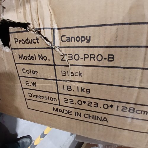 ACEPIC CANOPY - 10FT X 10FT - BLACK (MODEL: Z30-PRO-B) image 2