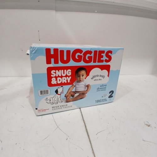 186PK HUGGIES SNUG & DRY DIAPERS - SIZE 2 - DISNEY 101 DALMATIONS image 2