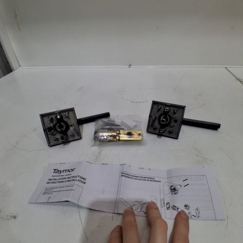 TAYMOR PROFESSIONAL SERIES PACE LINE ENTRY DOOR HANDLE SET - MATTE BLACK (MODEL: 33-D009264BLK) image 3