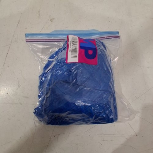 TARP COVER WITH TIE-DOWN STRINGS - 88" X 60" X 4.5" - BLUE image 4