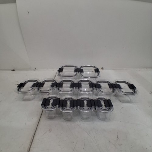 24PC RUBBERMAID BRILLIANCE FOOD STORAGE CONTAINERS WITH LIDS - CLEAR (MODEL: 2108389) image 2