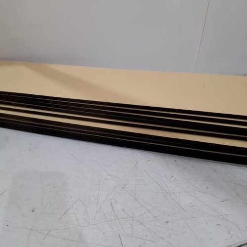 10PK ART3DWALLPANELS ACOUSTIC SOUNDPROOF SELF ADHESIVE WALL PANELS - 48" X 12" - BLACK image 4