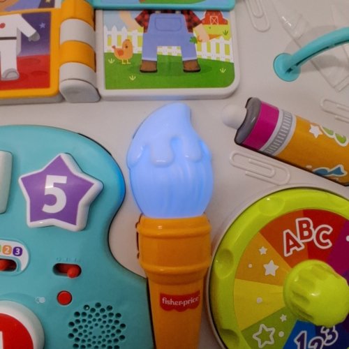 FISHER PRICE 4-IN-1 LAUGH AND LEARN ACTIVITY TABLE AND EASEL - 6 - 36 MONTHS - MULTICOLOUR (MODE : JGW86) image 2