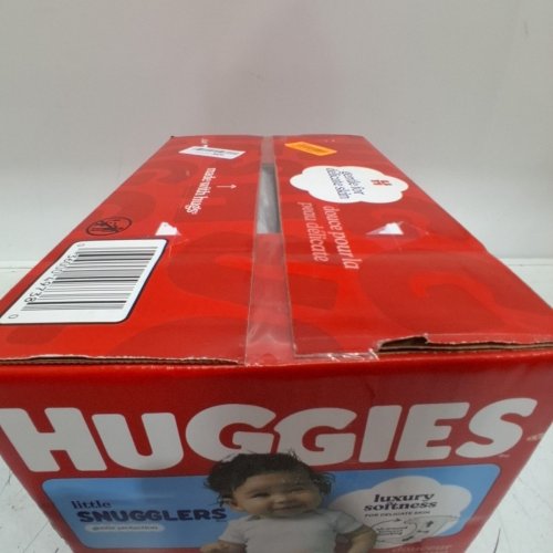96PK HUGGIES LITTLE SNUGGLERS DISPOSABLE BABY DIAPERS - SIZE 1 (UP TO 14LBS) image 3