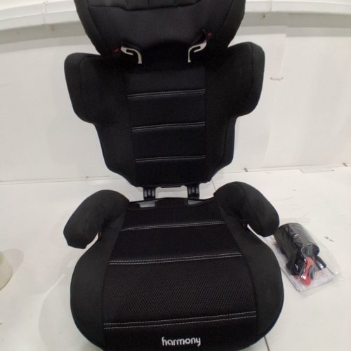 HARMONY 2-IN-1 DREAMTIME ELITE HIGH-BACK BOOSTER CAR SEAT WITH CUP HOLDER - 40 -110LBS - BLACK (MODEL: 0303029BLK) image 4