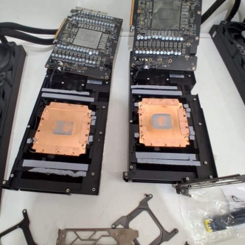 *AS-IS LOT* 4 MSI SUPRIM LIQUID GEFORCE RTX 5090 GRAPHICS CARD COMPONENTS **SEE NOTES** image 3
