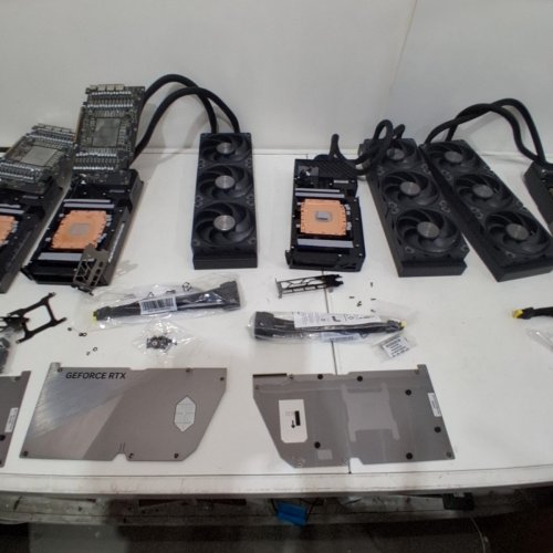 *AS-IS LOT* 4 MSI SUPRIM LIQUID GEFORCE RTX 5090 GRAPHICS CARD COMPONENTS **SEE NOTES** image 6