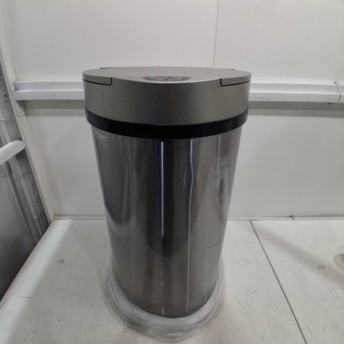 ITOUCHLESS SEMI-ROUND EXTRA-WIDE AUTOMATIC SENSOR TOUCHLESS TRASH CAN - 13 GAL - SILVER (MODEL: IT13HX) image 2