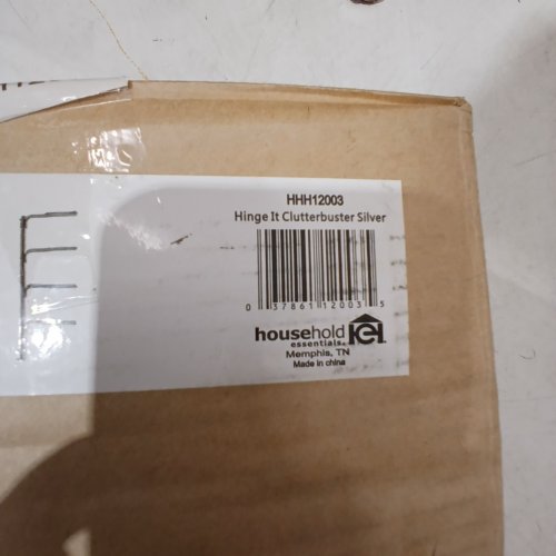 HOUSEHOLD ESSENTIALS HINGE IT CLUTTERBUSTER - SILVER (MODEL: HHH12003) image 2