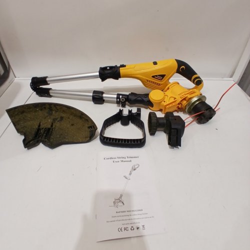 MTIOLHIG 3 IN1 STRING TRIMMER CORDLESS COMPATIBLE WITH DEWALT - FOLDS EASY FOR STORAGE - YELLOW ( MODEL: CORDLESS STRING TRIMMER ) image 2