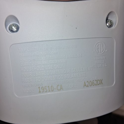 HAMILTON BEACH DURATHON DIGITAL STEAM IRON - 1800W - LIGHT BLUE (MODEL: 19510-CA) image 6