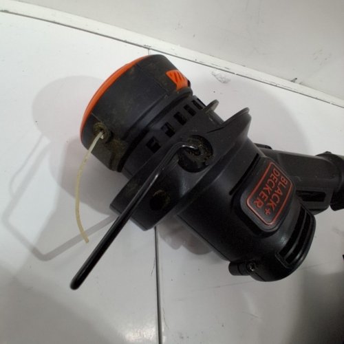 2PC BLACK+DECKER STRING TRIMMER/EDGER & SWEEPER/BLOWER SET - 20V - 14"PATH - BLACK/ORANGE (MODEL: LSW221/LST201) image 5