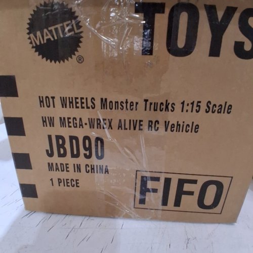 HOT WHEELS MEGA-WREX ALIVE RC MONSTER TRUCK - 1:15 SCALE - BLUE AND GREEN (MODEL: JBD90) image 3