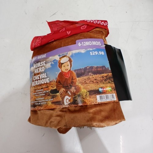BABY PALAMON HORSE HERO COSTUME - 6-12 MONTHS - BROWN image 2