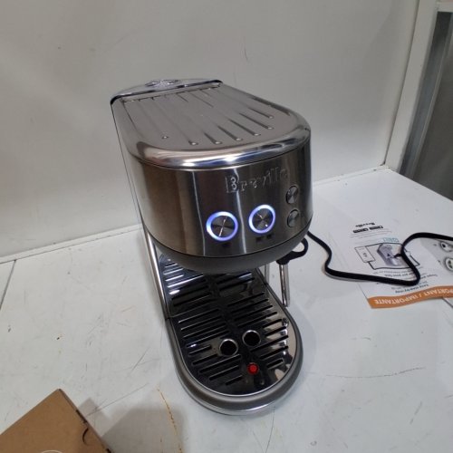 BREVILLE THE BAMBINO COMPACT ESPRESSO MAKER - STAINLESS STEEL (MODEL: BES450BSS) image 2