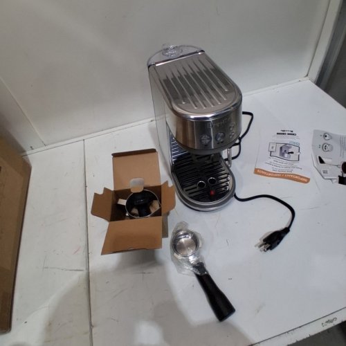 BREVILLE THE BAMBINO COMPACT ESPRESSO MAKER - STAINLESS STEEL (MODEL: BES450BSS) image 3